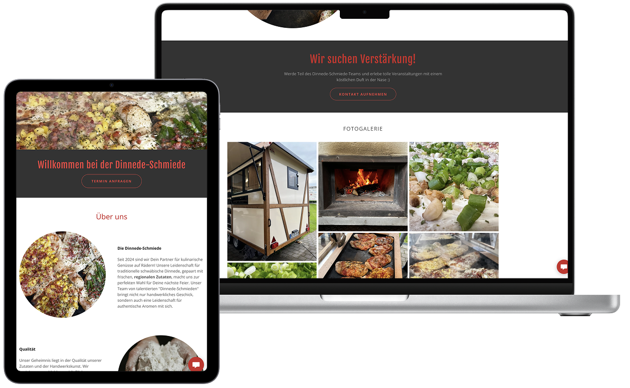 Mockup der Website von Wattenweiler Festtage